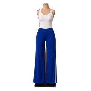 VSport Royal Blue Wide Leg Athletic Pants Size 22/24 | Plus Size Activewear